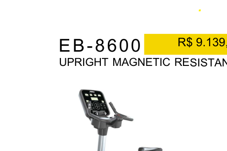 EB-8600 - Upright Magnetic Resistance Bike